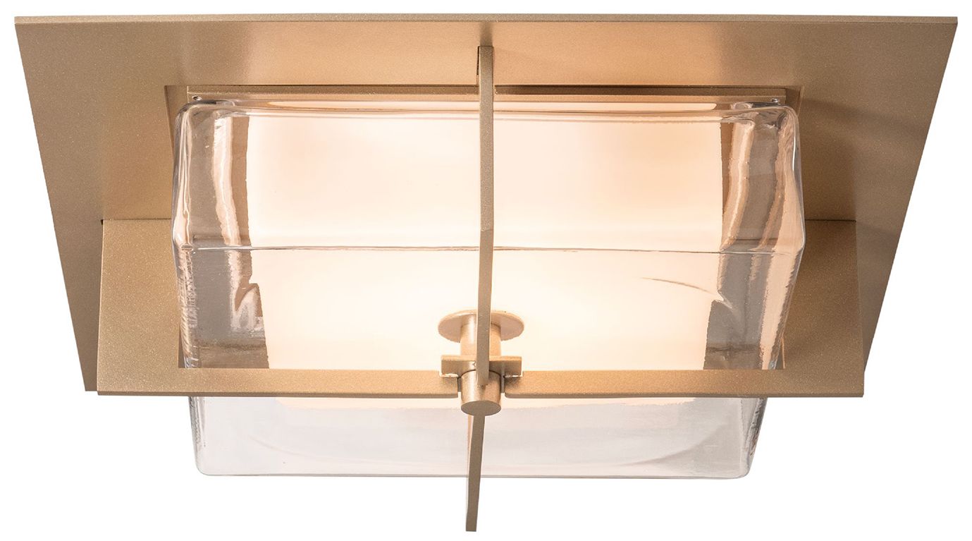 Axis 16.1" Wide Soft Gold Flushmount