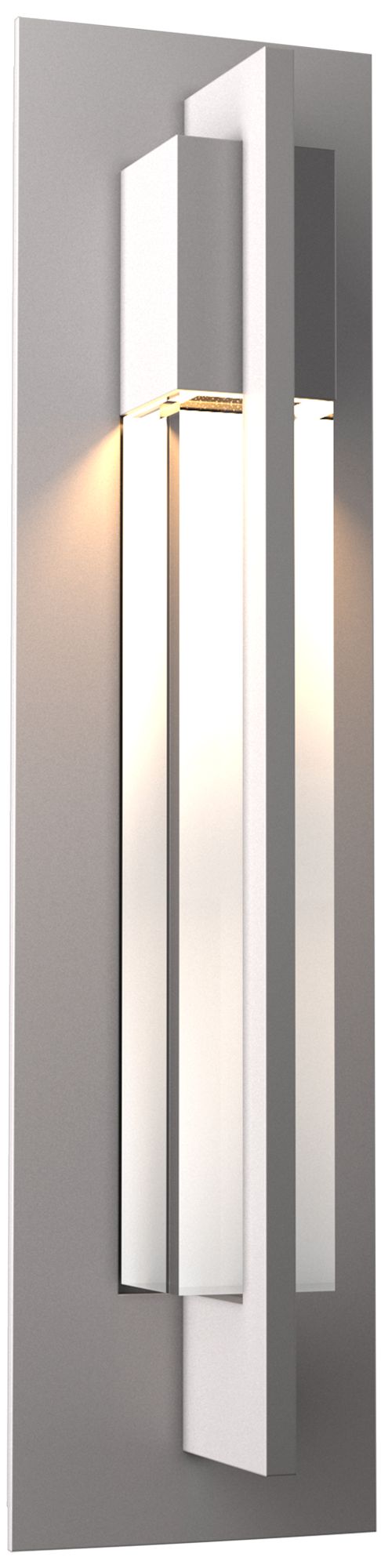 Axis 19" High Steel Finish LED Outdoor Wall Light - Made to Order ...