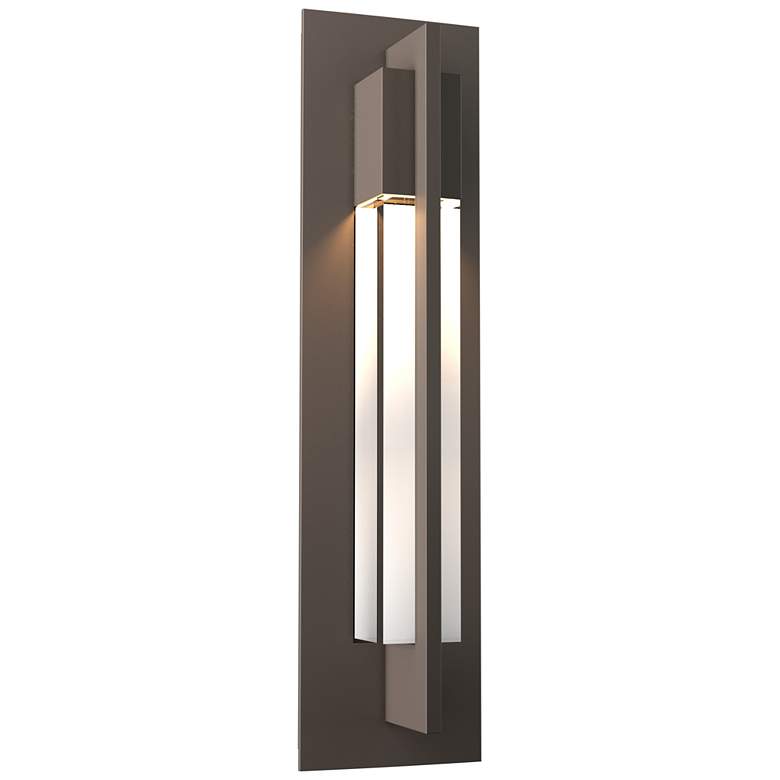 Image 1 Axis 19" High Dakr Smoke LED Outdoor Wall Light