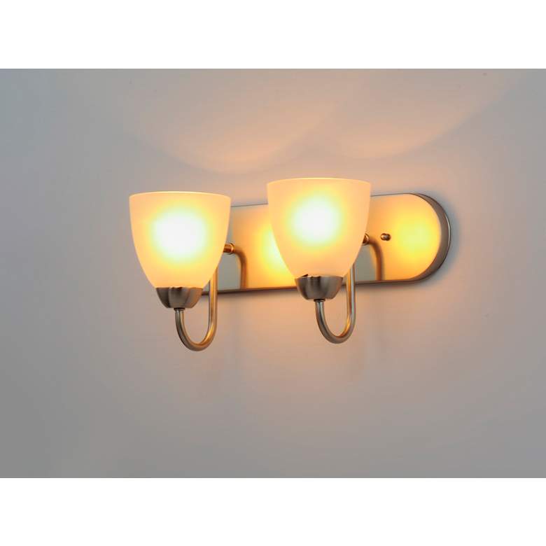 Image 3 Axis 2-Light Strip Bath Vanity - Satin Nickel more views