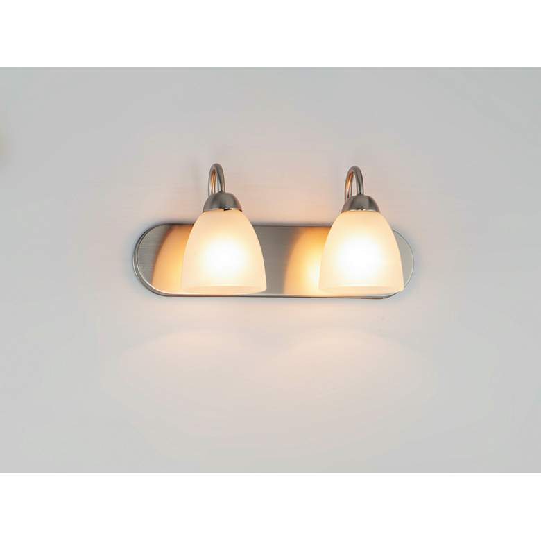 Image 4 Axis 2-Light Strip Bath Vanity - Satin Nickel more views