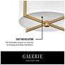 5_Axis 25 1/2" Wide Black Ceiling Light with Off-White Shade more views