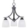Axis 3-Light 18" Wide Oil Rubbed Bronze Chandelier