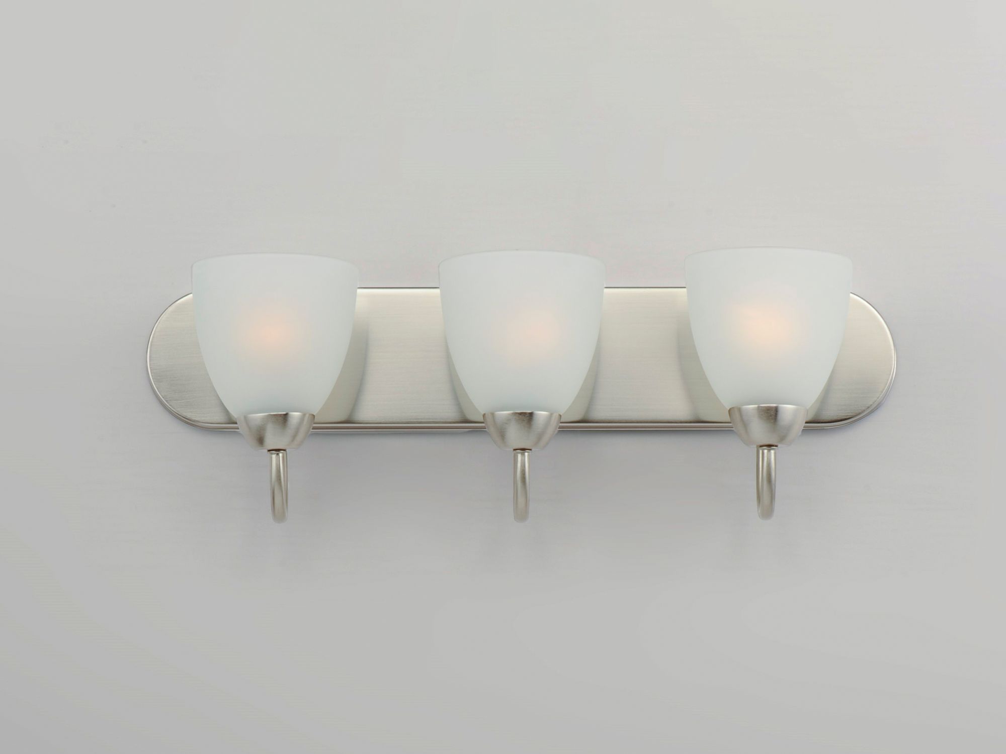 Image 4 Axis 3-Light 24" Wide Satin Nickel Vanity Light - Satin nickel more views