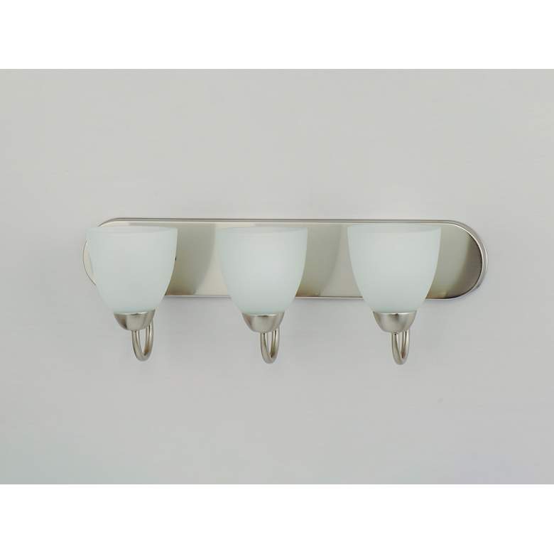 Image 2 Axis 3-Light Strip Bath Vanity - Satin Nickel more views