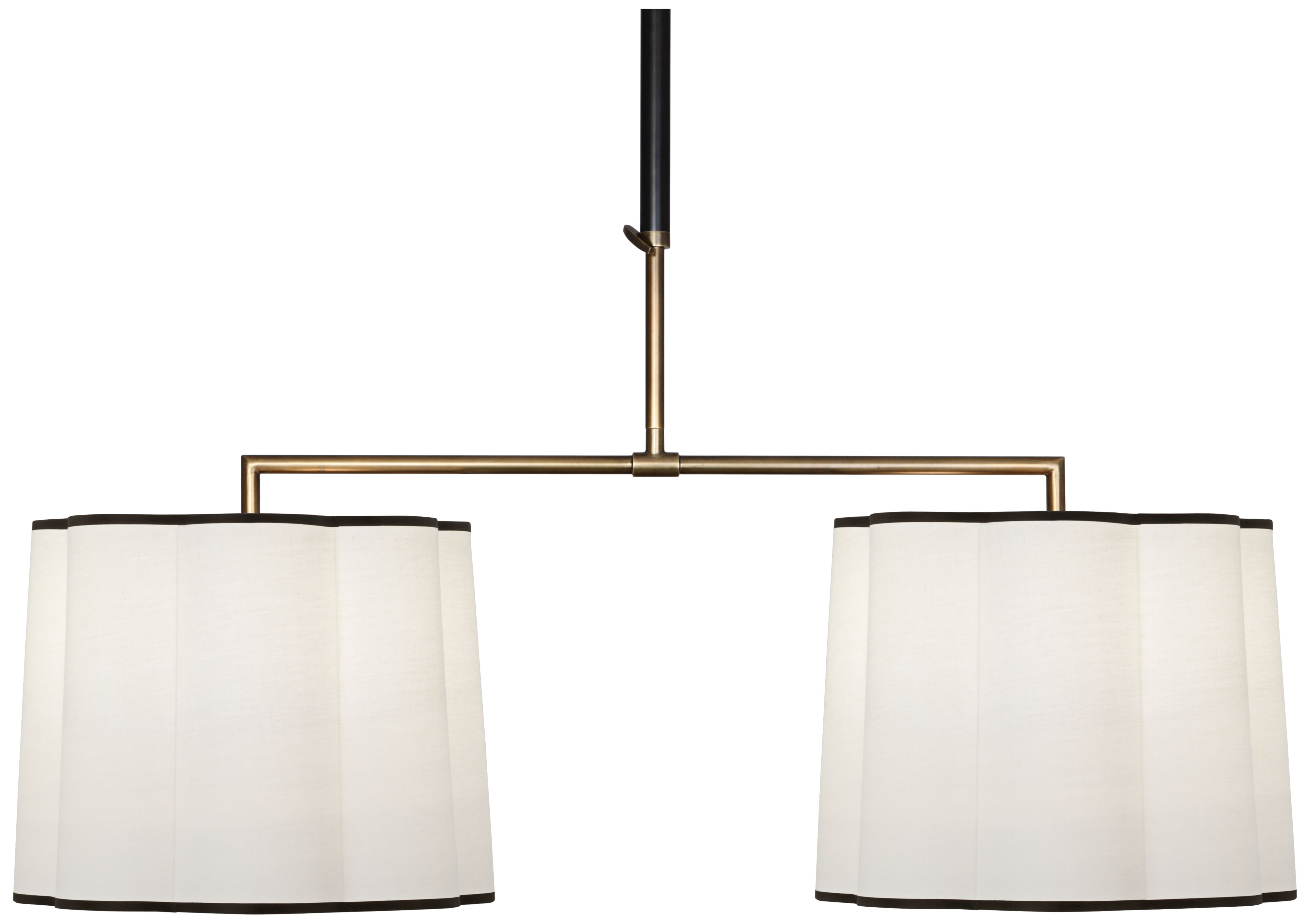 Axis 42" Wide Aged Brass Kitchen Island Light Chandelier