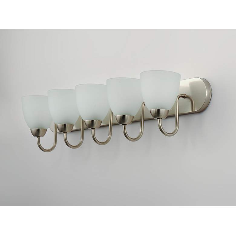 Image 2 Axis 5-Light Strip Bath Vanity - Satin Nickel more views