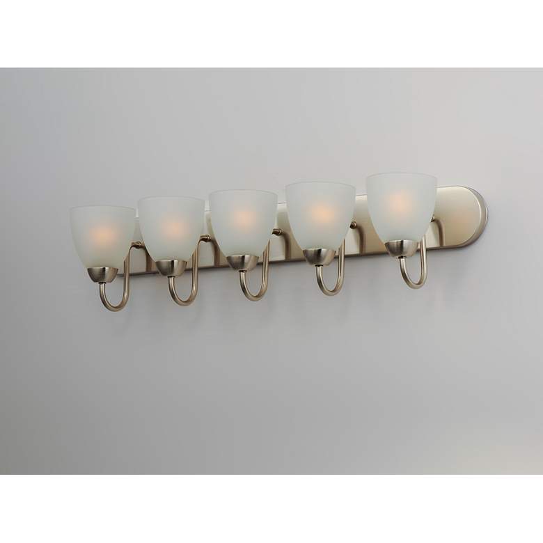 Image 4 Axis 5-Light Strip Bath Vanity - Satin Nickel more views