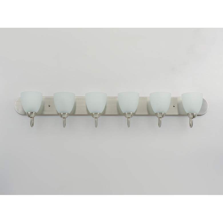 Image 2 Axis 6-Light Strip Bath Vanity - Satin Nickel more views
