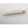 3_Axis 6-Light Strip Bath Vanity - Satin Nickel more views