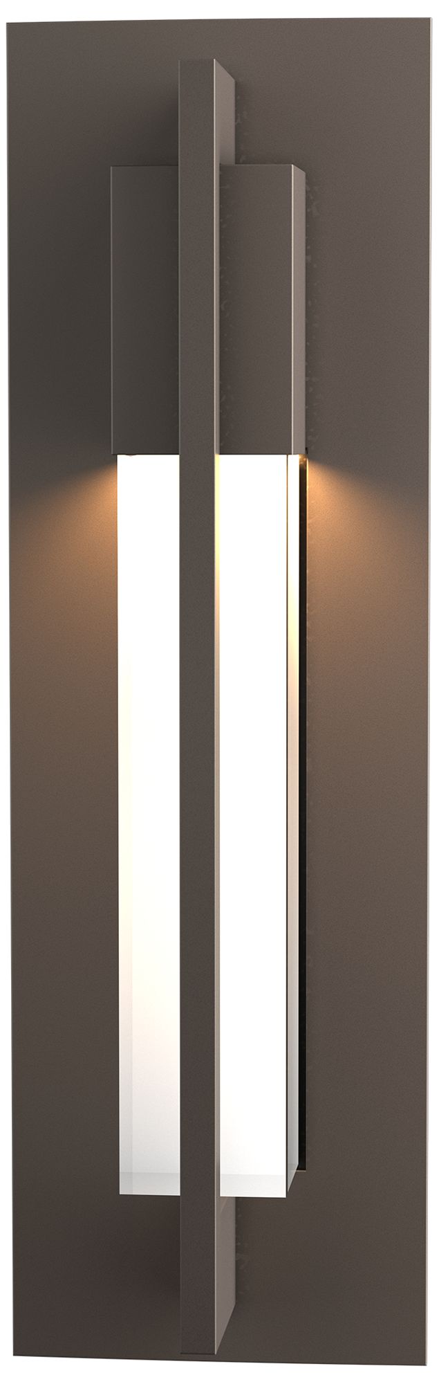 Axis Coastal Dark Smoke Small Outdoor Sconce With Clear Glass