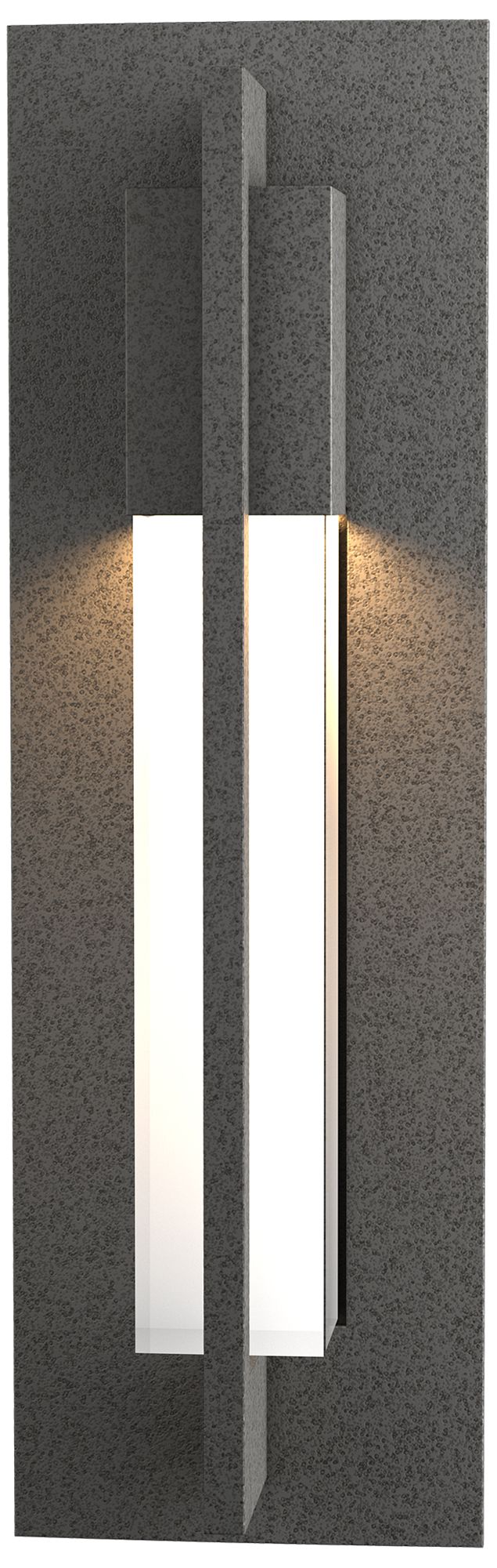 Axis Coastal Natural Iron Small Outdoor Sconce With Clear Glass