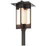 Axis Coastal Oil Rubbed Bronze Large Outdoor Post Light With Clear Glass