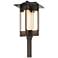 Axis Coastal Oil Rubbed Bronze Large Outdoor Post Light With Clear Glass