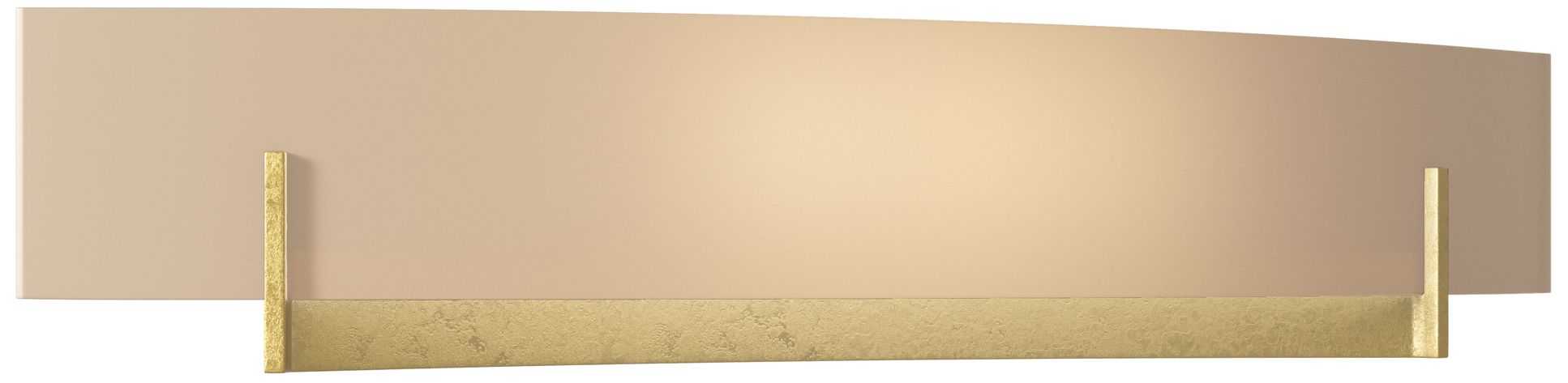 Axis Large Sconce - Modern Brass - Sand Glass - Made to Order