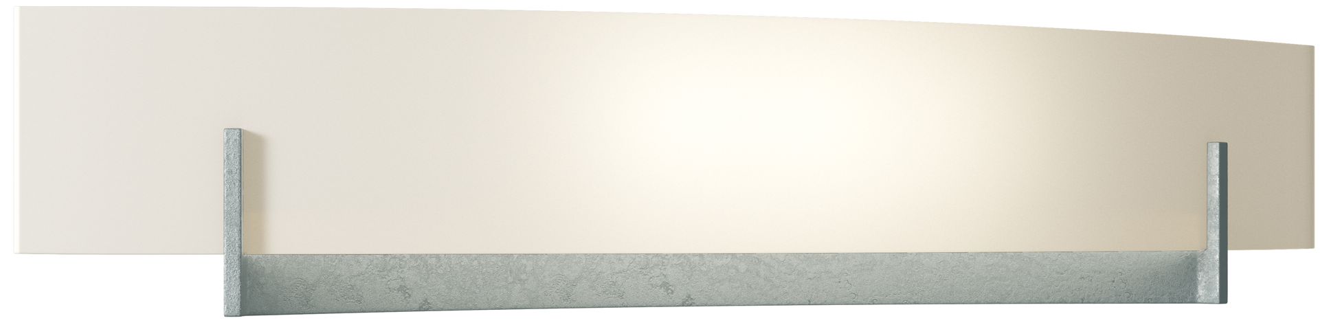 Axis Large Sconce - Platinum - Opal Glass - Made to Order
