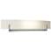 Axis Large Sconce - Platinum - Opal Glass