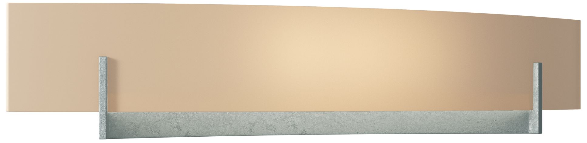 Axis Large Sconce - Platinum - Sand Glass - Made to Order