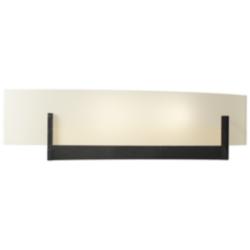 Axis Sconce - Black - Opal Glass