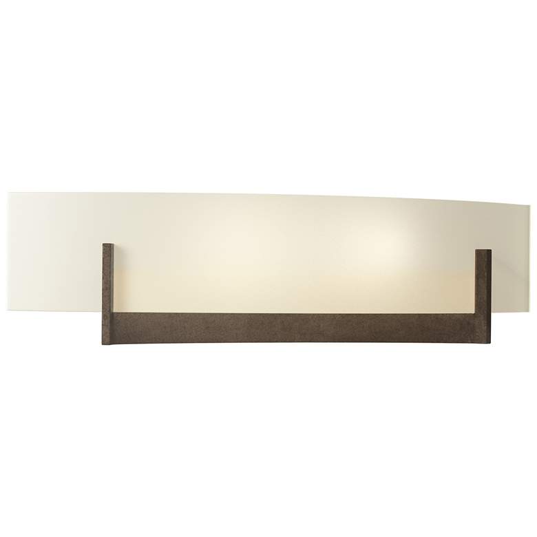 Image 1 Axis Sconce - Bronze - Opal Glass