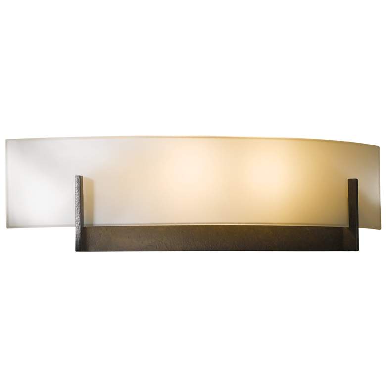 Image 1 Axis Sconce - Dark Smoke Finish - Opal Glass