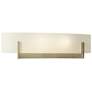 Axis Sconce - Gold - Opal Glass