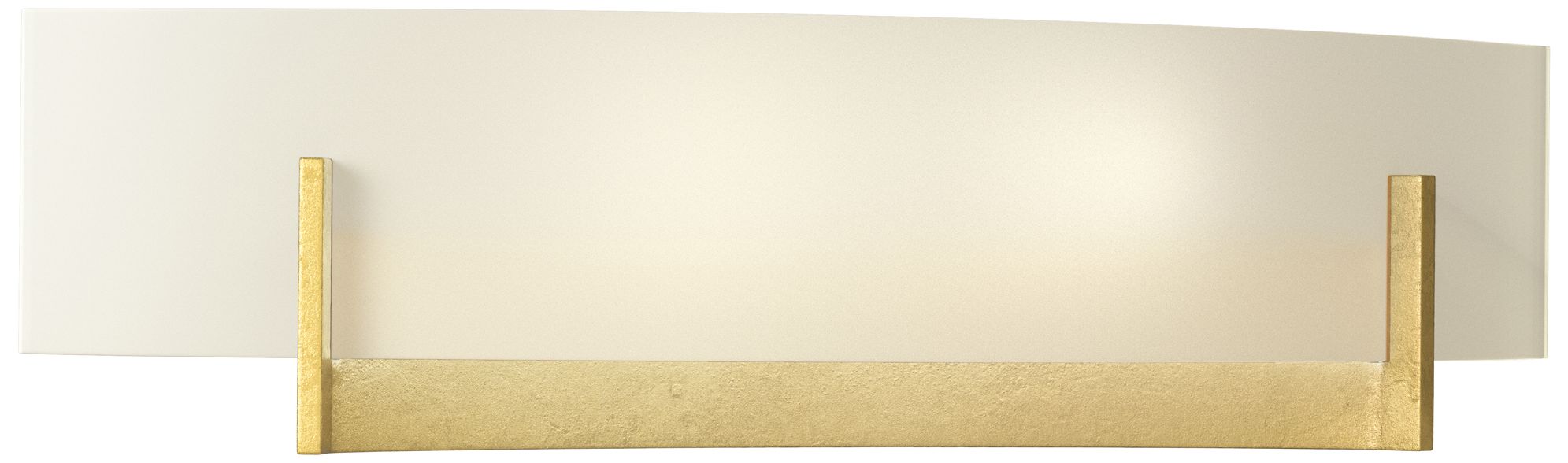 Axis Sconce - Modern Brass - Opal Glass - Made to Order