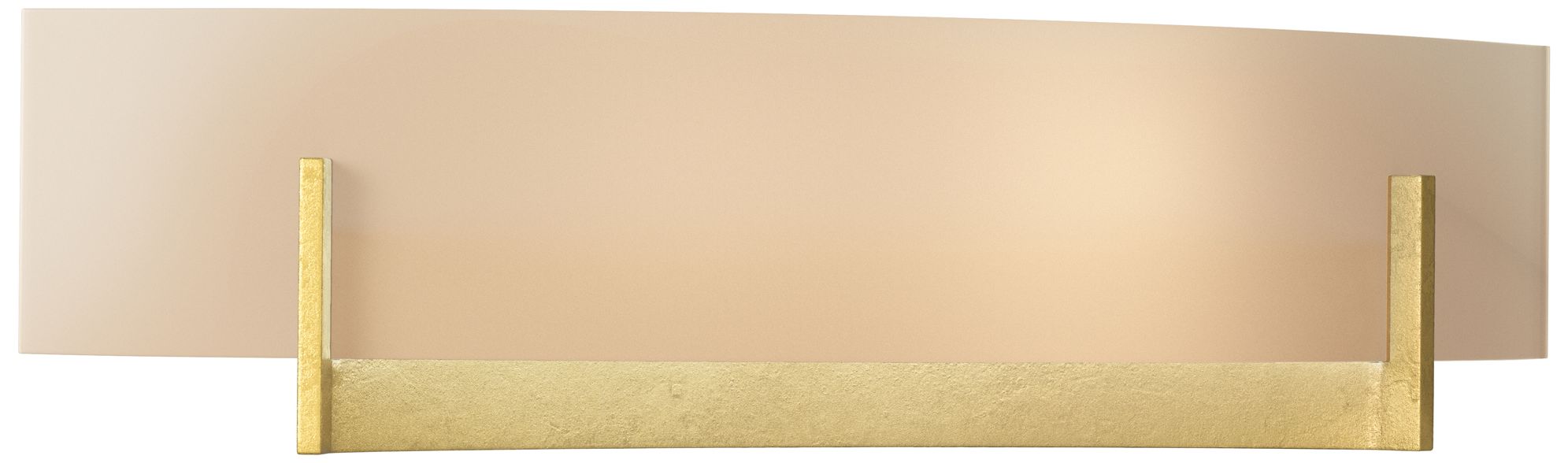 Axis Sconce - Modern Brass - Sand Glass - Made to Order