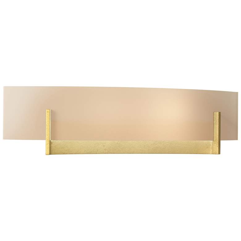 Image 1 Axis Sconce - Modern Brass - Sand Glass