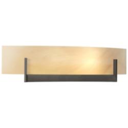 Axis Sconce - Oil Rubbed Bronze - Amber Swirl Glass