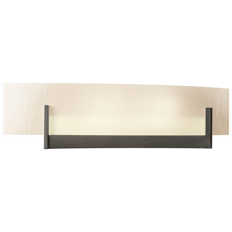 Image 1 Axis Sconce - Oil Rubbed Bronze - White Art Glass