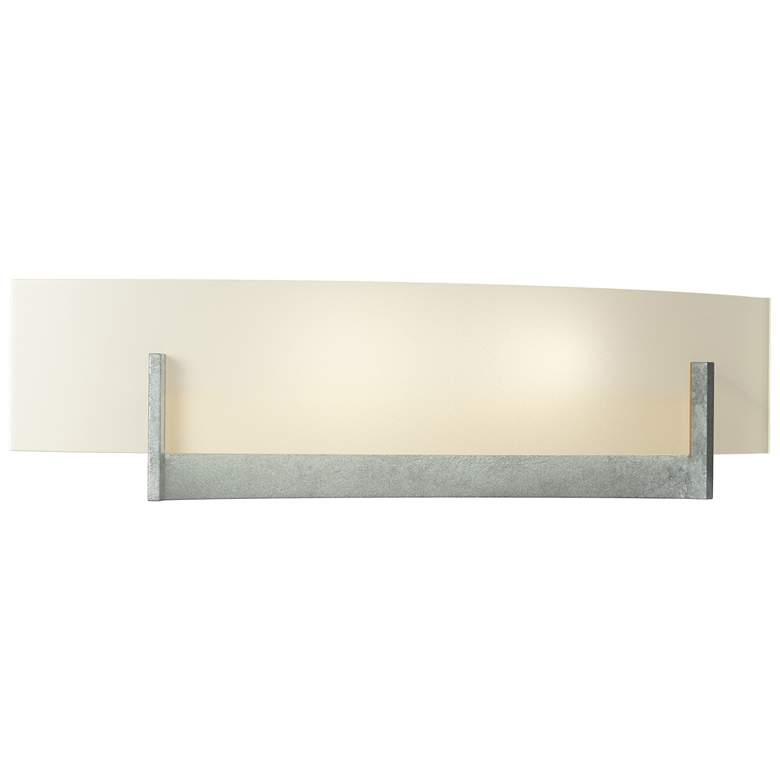 Image 1 Axis Sconce - Platinum - Opal Glass