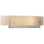 Axis Sconce - Platinum - Sand Glass