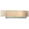Axis Sconce - Platinum - Sand Glass