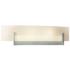 Axis Sconce - Platinum - White Art Glass