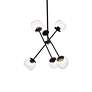 4_Axl 24" Pendant In Black With Clear Shade more views