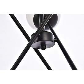 Image5 of Axl 24" Pendant In Black With White Shade more views