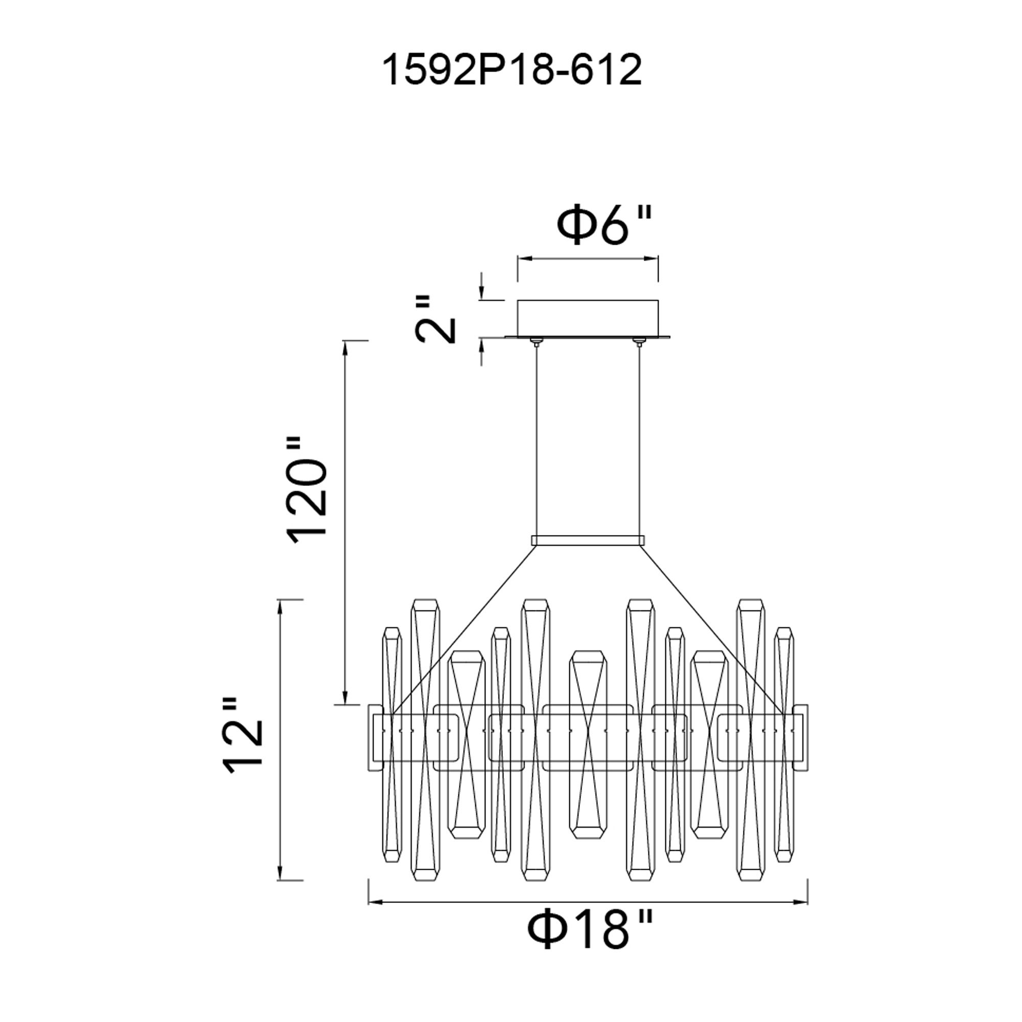 Image 6 Aya LED Integrated Pearl Black Chandelier more views