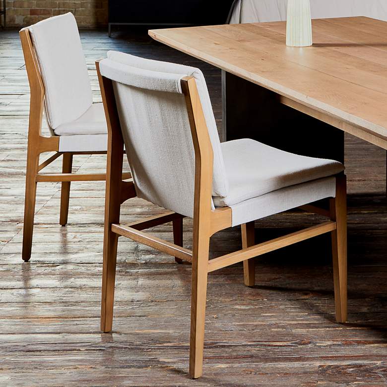 Image 1 Aya Modern Brown Nettlewood Dining Chair