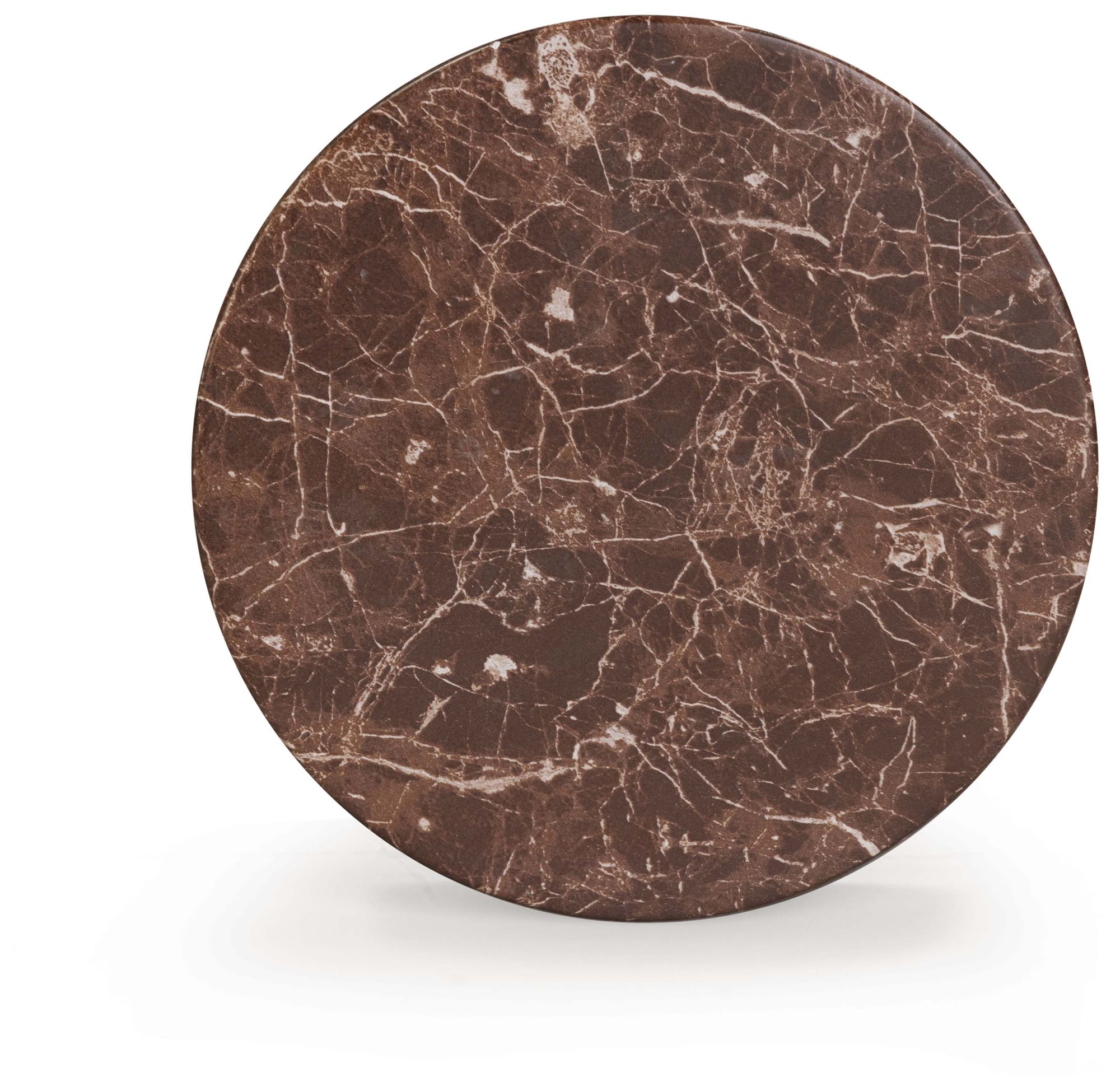 Image 7 Ayon Faux Red Levanto Concrete Indoor/Outdoor Side Table more views