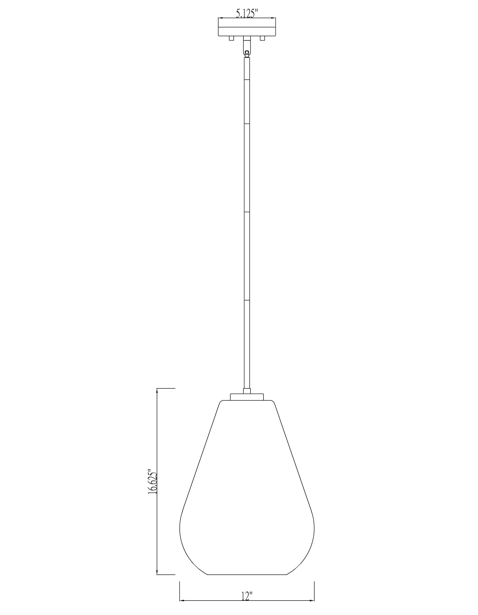 Ayra 1 Light Pendant