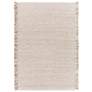 1_Azalea AZA-2313 5'x7'6" Taupe Cream Indoor/Outdoor Area Rug