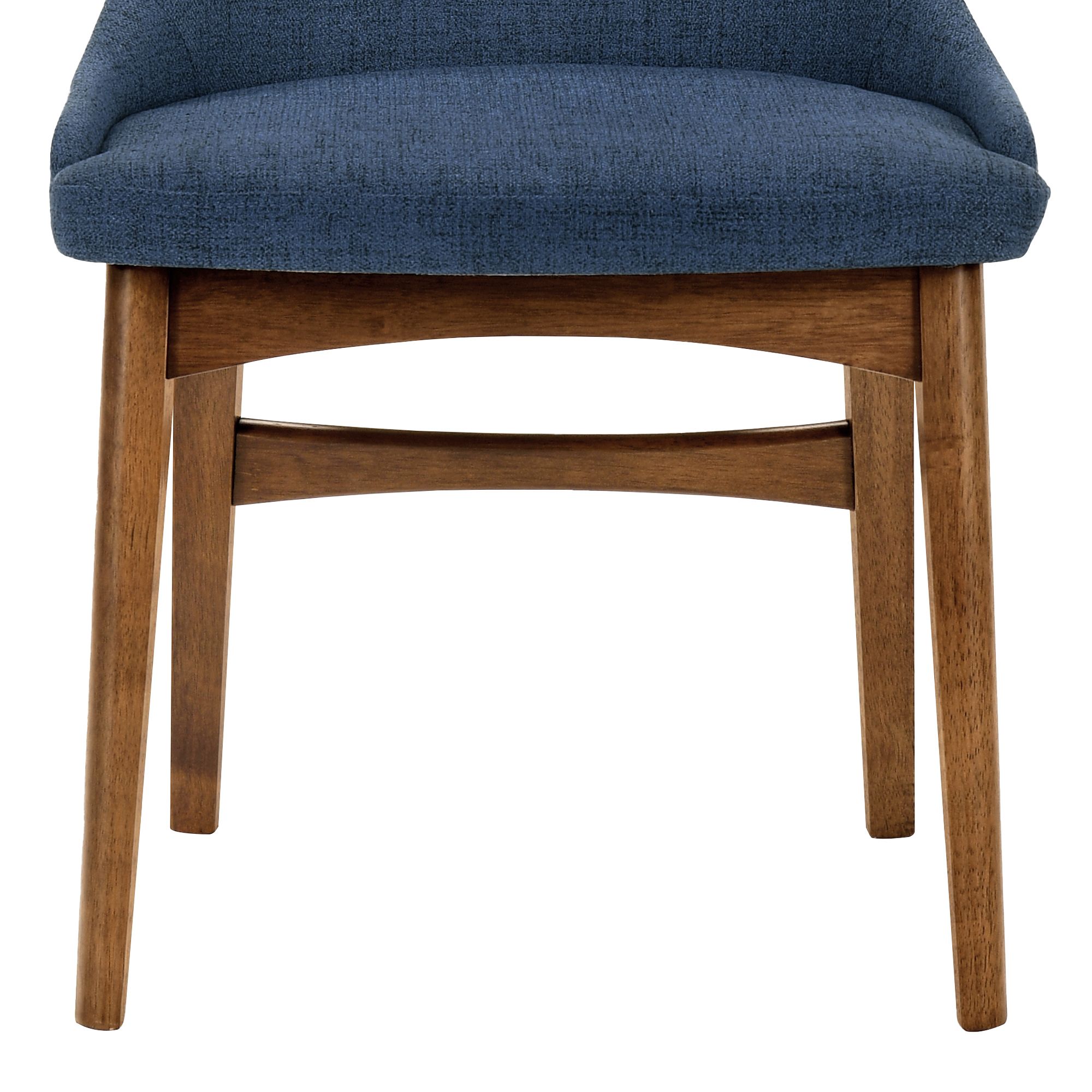 Azalea Blue Fabric Dining Side Chairs Set of 2