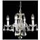 Azalea Collection Pendant D15In H12In Lt:4 Chrome FinishÂ