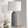 Azalea Gray Cement Table Lamp