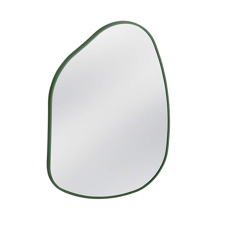 Image 2 Azalea Green 30" x 40" Asymmetrical Wall Mirror more views