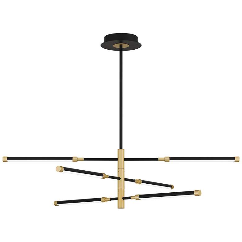Image 2 Azalea Integrated LED Matte Black Island Light