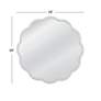 4_Azalea White Lacquered 38" Round Wall Mirror more views