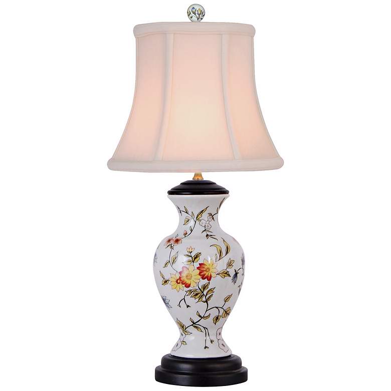 Image 1 Azaleas Mini Vase Porcelain Table Lamp