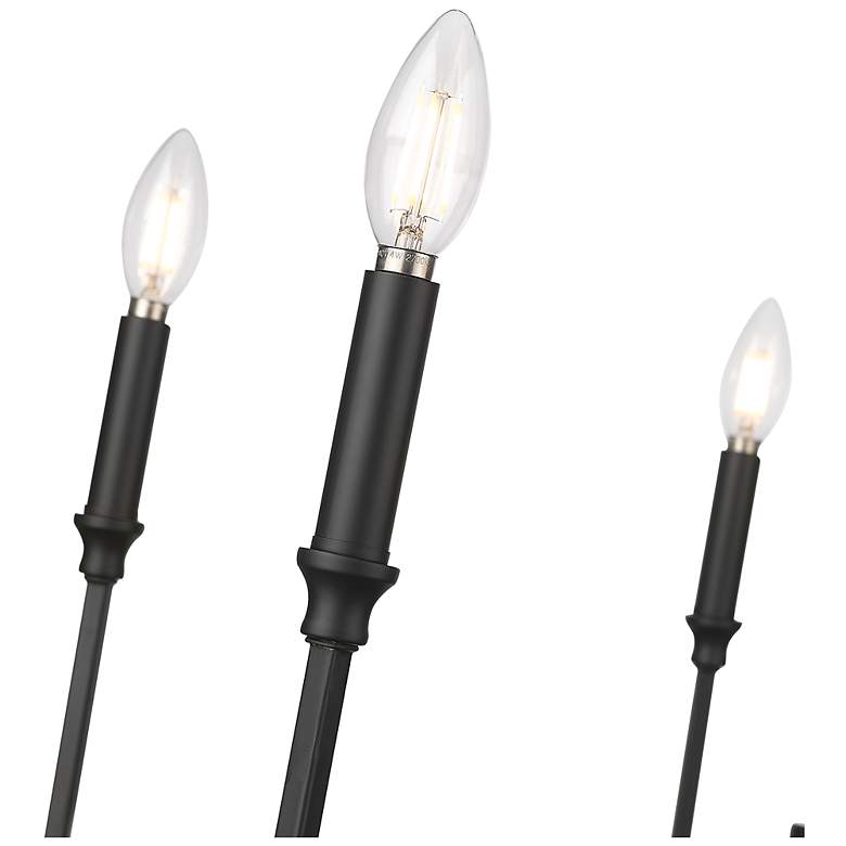 Image 4 Azara 28" Wide 5-Light Chandelier in Matte Black more views